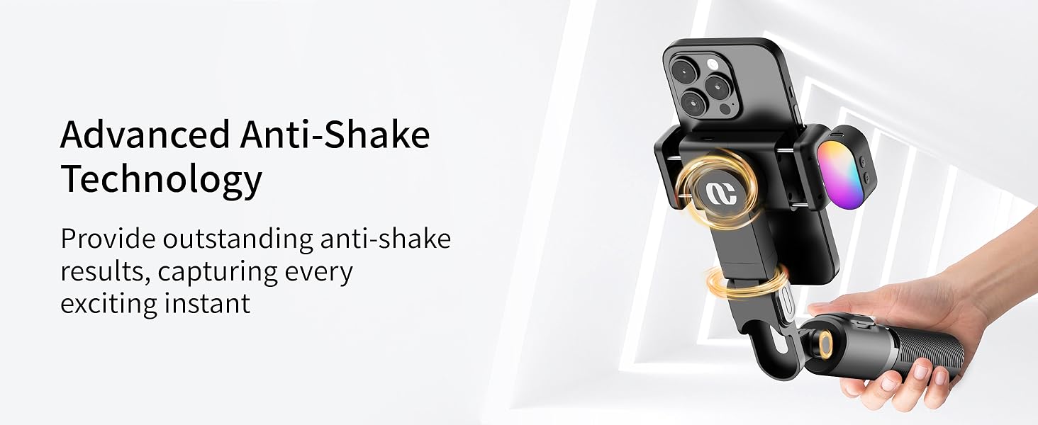 gimbal stabilizer for iphone gimbal tripod for cell phone selfie stick tripod