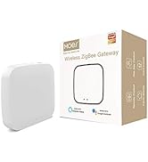 Moes Tuya Zigbee 3.0 Hub Gateway, Smart Home Bridge Wireless Remote Controller, Compatible with A...