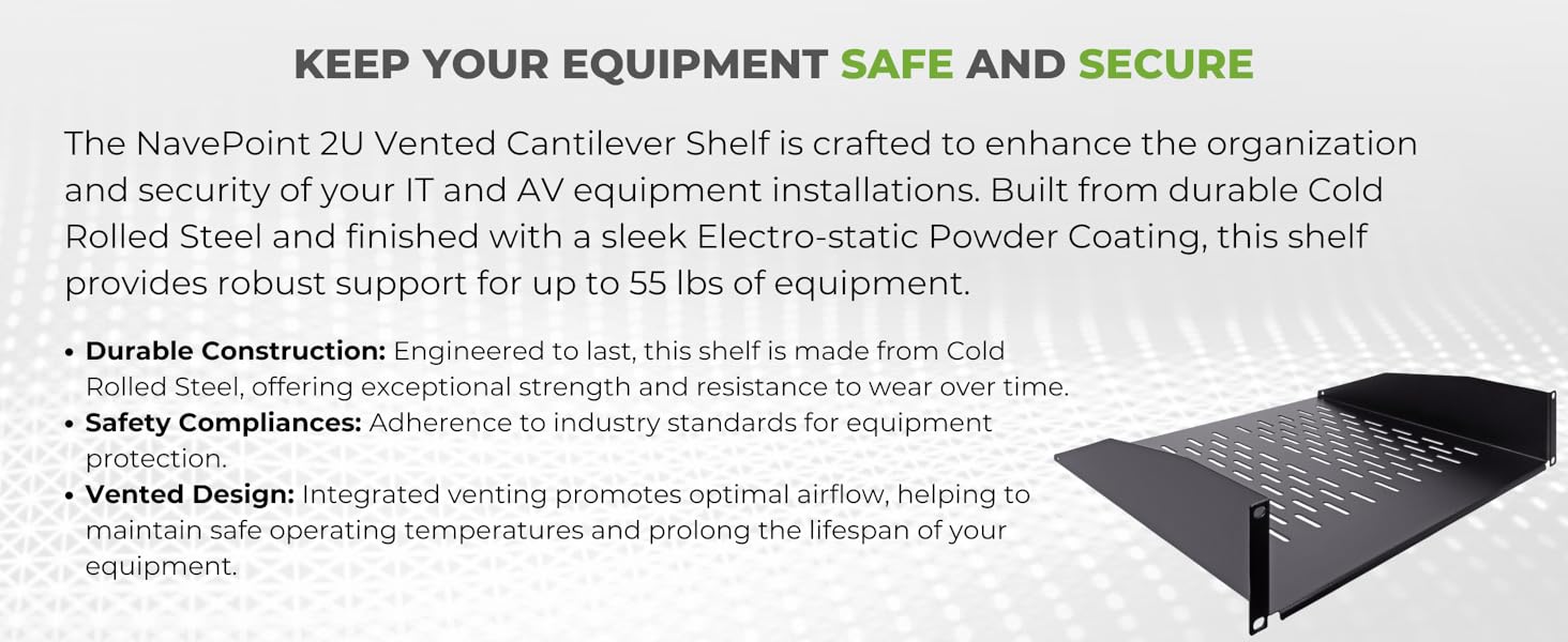 NavePoint Cantilever Shelves