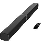 MZEIBO Sound Bar for Smart TV,80W Detachable Bluetooth Soundbar with Powerful Bass, 2-in-1 Home T...