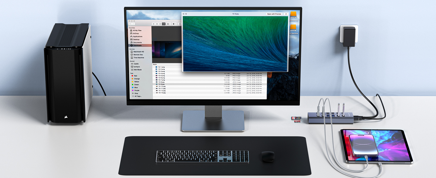 powered usb c hub for PC 