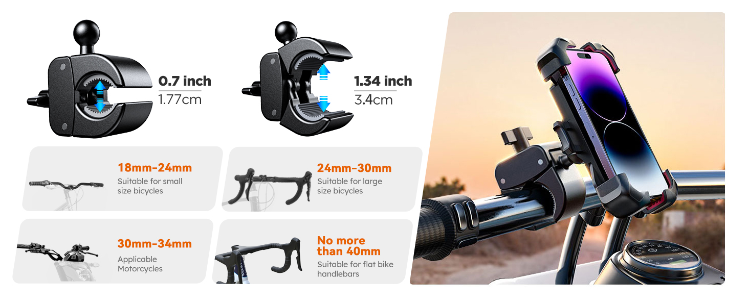 phone holder for motorcycle