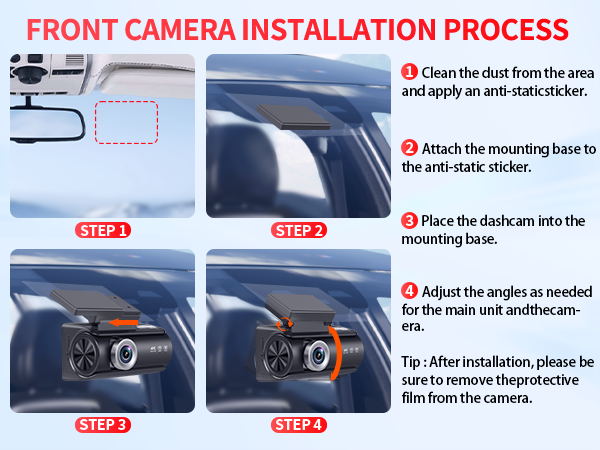 Dash Cam Front and Rear