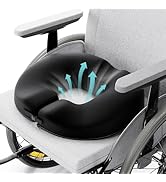 Benazcap Donut Pillow Seat Cushion for Tailbone Pain Relief,Memory Foam Seat Cushion by Ergonomic...