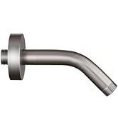 Enoughtmen Shower Arm with Flange +Tape,Stainless Steel Shower Head Extension Arm,Wall-Mounted fo...