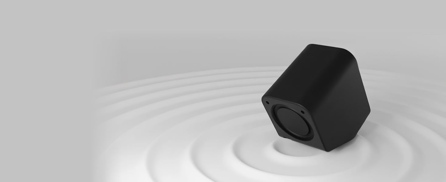 FUNLOGY Speaker Back-Firing Bass, Room-Filling Depth