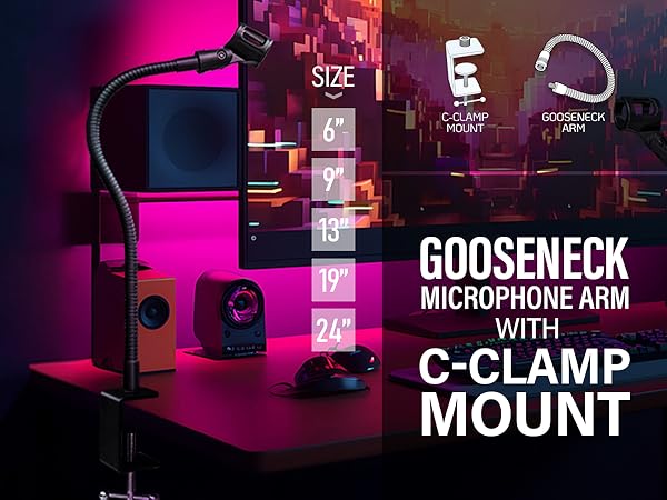 gooseneck mic stand