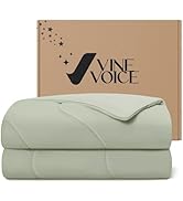 Soft Cooling Comforter, Full/Queen Cooling Blankets for Hot Sleepers, Double-Sided All-Season Col...