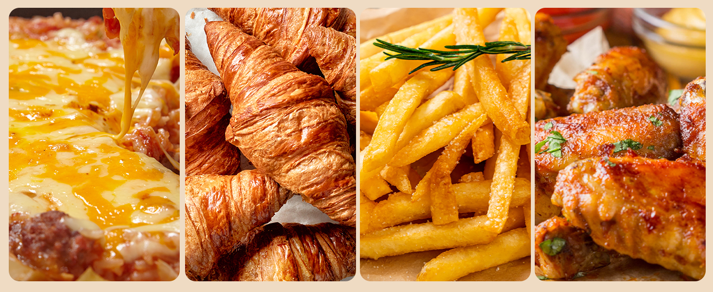 Pro 8in1 Convection Countertop Toaster Oven - Healthy Kitchen Glass Air Fryer Roaster Oven,