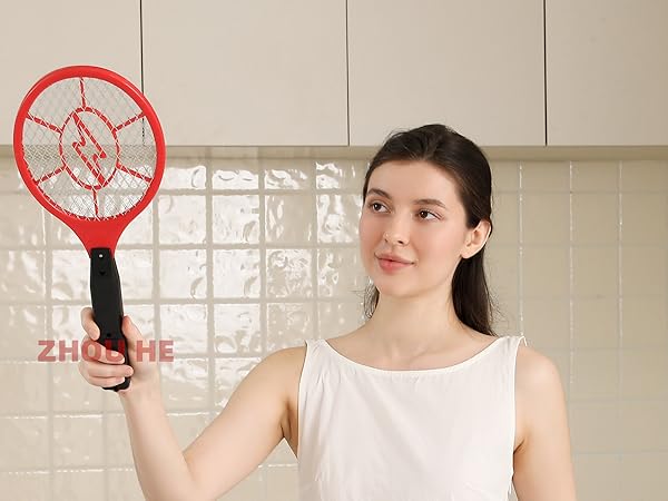 Electric Fly Swatter 2 Pack (Red &amp;amp; Blue)