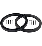 CXCCOI 2PCS 6.5 Speaker Spacer for Enhanced Audio,No-Drill Speaker Adapter 6.5 Inch with 8PCS Scr...