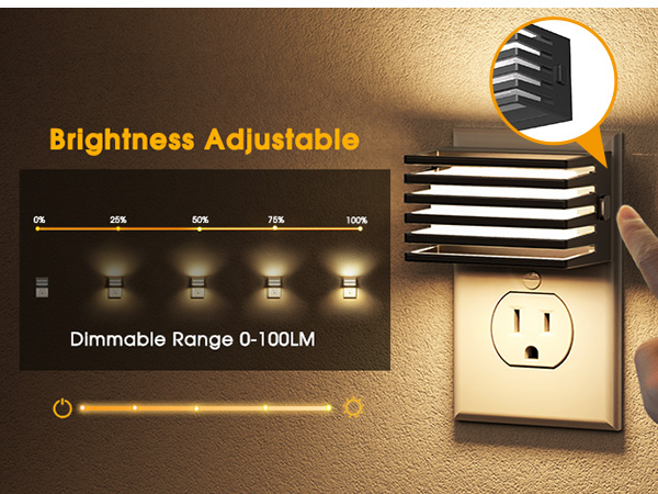 nightlights plug in wall