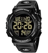L LAVAREDO Mens Digital Watch Sports Military Watches Waterproof Outdoor Chronograph Wrist Watche...