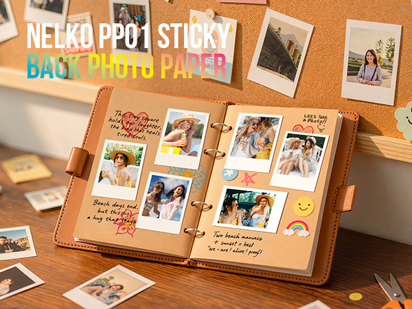 NELKO PP01 STICK BACK PHOTO PAPER