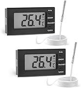 Digital Oven Thermometer -58°F to 572°F/-50°C-300°C, Thermometer with Probe, High Low Temperature...