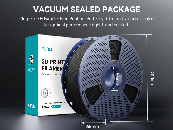 sunlu petg cf carbon fiber petg filament 1.75mm Black 1kg-6.2