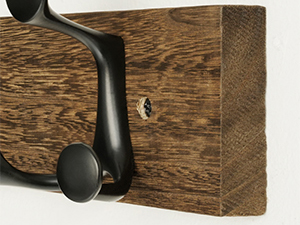 The wood is thick, solid wood, and lasts a long time.
