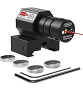 Beileshi Tactical Mini Red Dot Laser Sights with Picatinny Rail Mount for Pistol Handgun Rifle Gu...