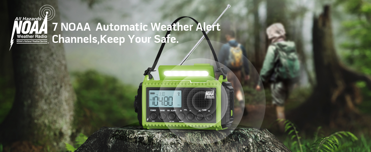 hand crank emergency radio