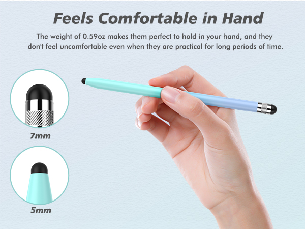 feel comfortable in hand