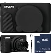 SZHSYJY Camera Case for Canon PowerShot SX740/ SX730 Digital Camera,SX740 HS Case, Soft Silicone ...