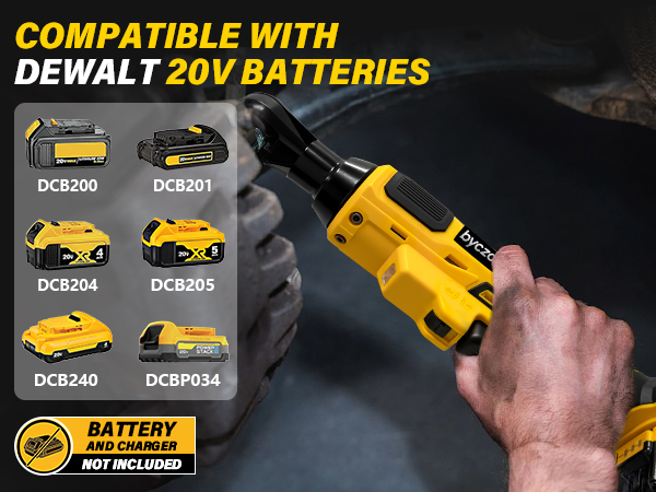 Cordless Electric Ratchet Wrench Kit