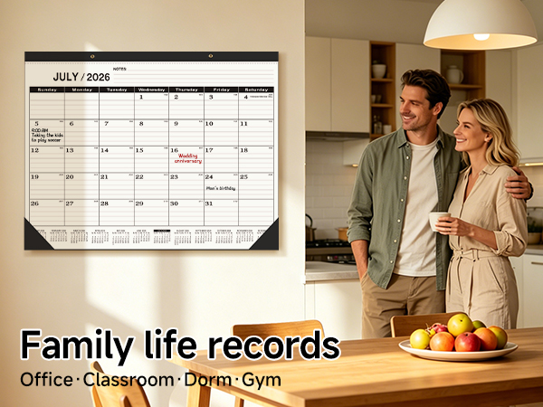 Desk Calendar 2026-2027 
