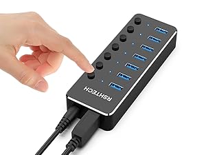 usb hub with on/off switch