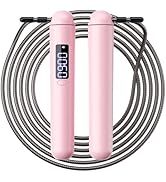 ACHDOFITS Smart Jump Rope | Accurate Calorie Tracking &amp; 4 Training Modes | Adjustable Steel Wire ...