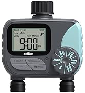 Sprinkler Timer for Garden Hose, Rain Delay/Manual/Automatic Irrigation System, Outdoor Irrigatio...