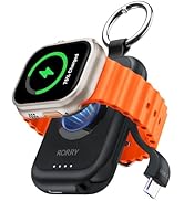 RORRY Portable Charger for Apple Watch, 2500mAh Fast Charging for iWatch Charger, Travel Essentia...