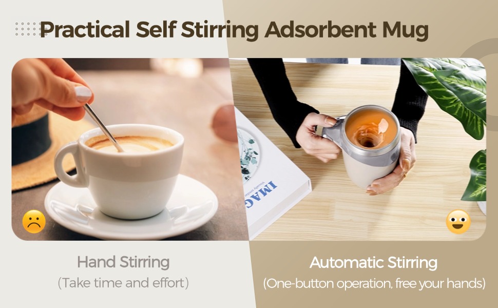 Coffee Mug Self Stirring
