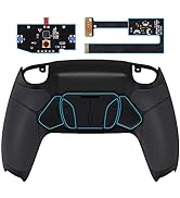 eXtremeRate Black Rubberized Grip Programable RISE4 Remap Kit for PS5 Controller BDM 010 &amp; BDM 02...