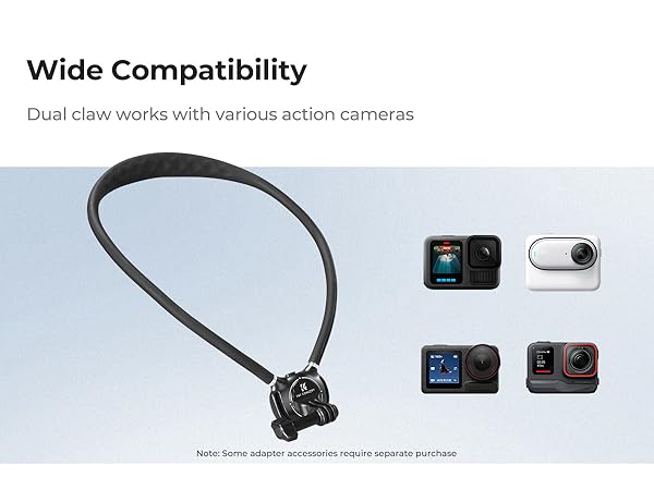 action camera neck mount