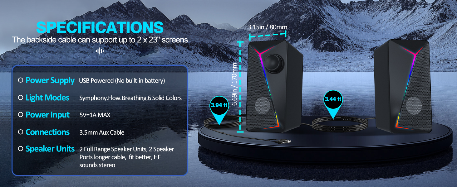 computer speakers for desktop pc