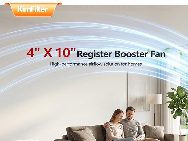 Register booster fan
