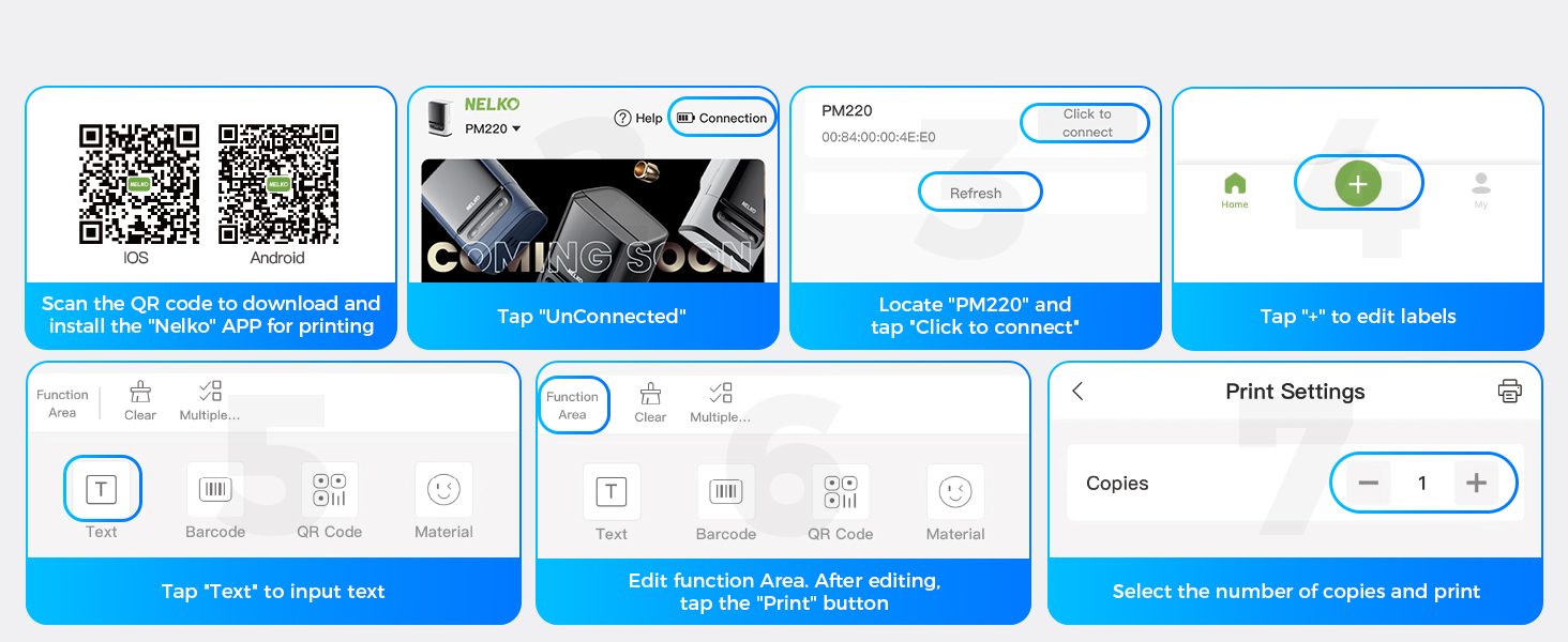 label maker label machine with tape thermal label