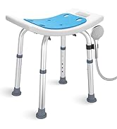 pxsulliao Bath Seat Bathroom Bathtub Shower Chair Stool for Adults,FSA/HSA Compliant Seniors and ...