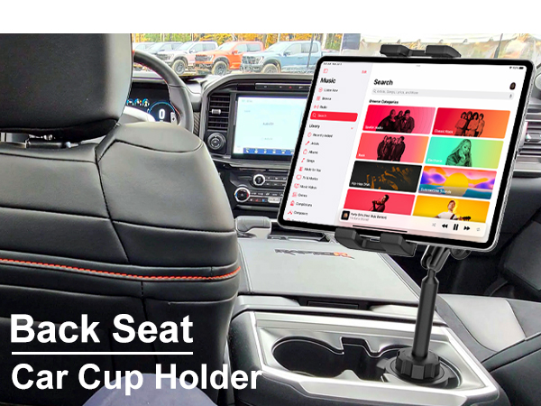 car cup holder tablet mount