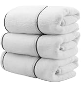Vowanop White 3 Pack Hand Towels, 100% Cotton, Premium Quality Cloths, Highly Absorbent and Soft ...