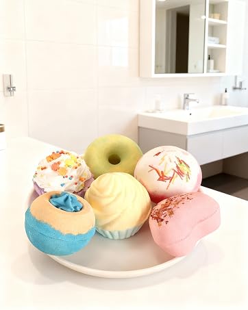 bath bombs with toy inside