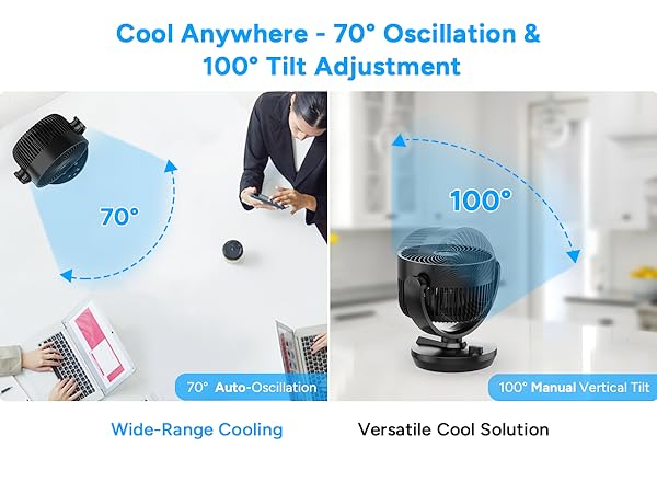 Oscillating Air Circulator Fan