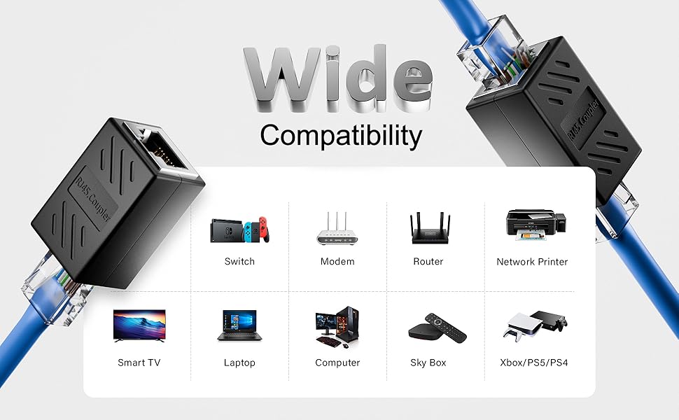 rj45 couplers inline coupler rj 45