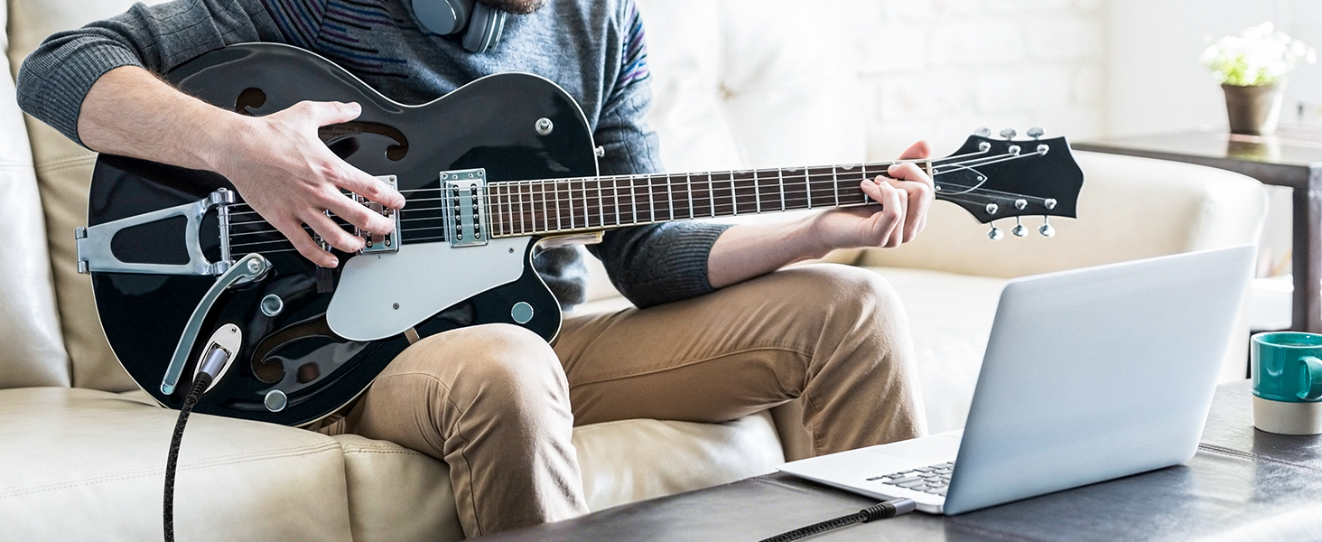 TS to usb c audio cable