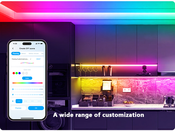 A wide range of customizatio