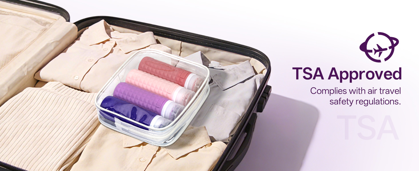 travel bottles for toiletries travel size containers silicone squeezable containers shampoo bottles