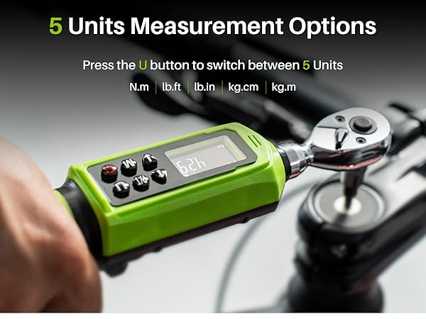 5 Units of the Digital Torque Wrench