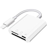 SD Card Reader for iPhone iPad,Micro SD Card Reader Memory Card Reader Plug and Play Trail Camera...