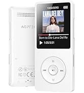 AGPTEK A02 MP3 Player with Bluetooth 5.3, 1.8 inch Screen Portable Music Player with Speaker, FM ...