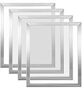 Caydo 4 Pieces 20 x 24 Inch Aluminum Silk Screen Printing Frames with 160 Mesh for Screen Printing